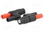 FLUKE Adaptador de 2 tomas banana de 4mm a conector BNC