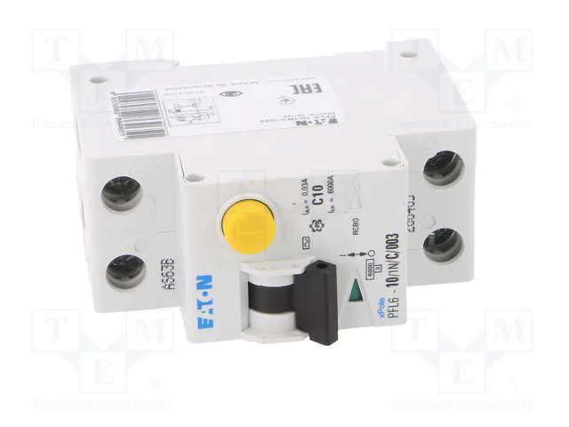 EATON ELECTRIC RCBO PFL6-10/1N/C/003 10A 30mA