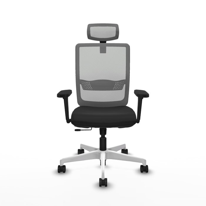 PIQUERAS Y CRESPO Silla de oficina Haches Negro/Gris PIQUERAS Y CRESPO Silla de oficina Haches Negro/Gris
