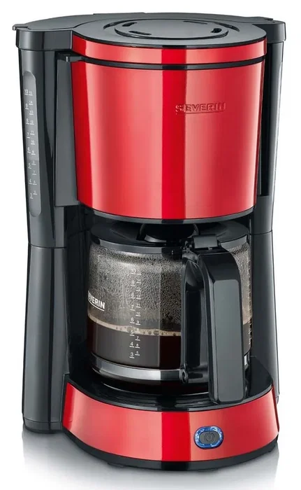 Severin KA 4817 Cafetera de filtro rojo