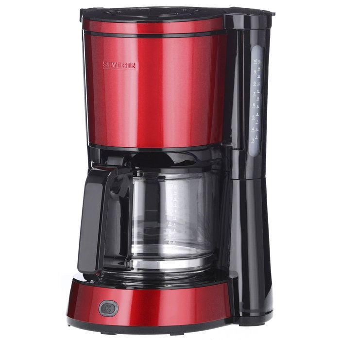 Severin KA 4817 Cafetera de filtro roja