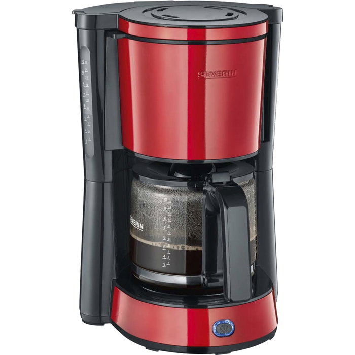 Severin KA 4817 Cafetera de filtro roja