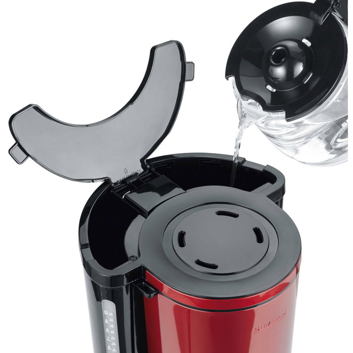 Severin KA 4817 Cafetera de filtro roja