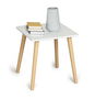 Moblekit Mesita Auxiliar Madera White 7.2 cm (Ancho) x 43 cm (Alto) x 40.9 cm (Largo) (2 Unidades)