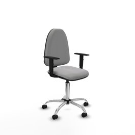 PIQUERAS Y CRESPO Silla de oficina Aýna Gris claro con Brazos 1D