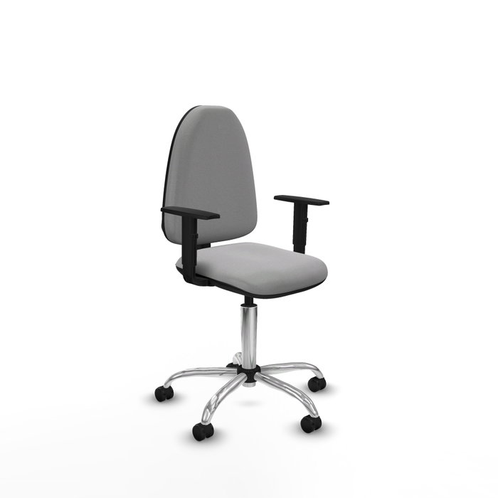 PIQUERAS Y CRESPO Silla de oficina Aýna Gris claro con Brazos 1D PIQUERAS Y CRESPO Silla de oficina Aýna Gris claro con Brazos 1D