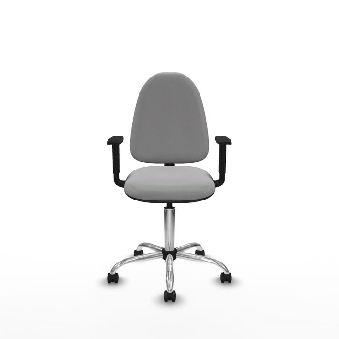 PIQUERAS Y CRESPO Silla de oficina Aýna Gris claro con Brazos 1D PIQUERAS Y CRESPO Silla de oficina Aýna Gris claro con Brazos 1D