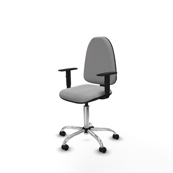 PIQUERAS Y CRESPO Silla de oficina Aýna Gris claro con Brazos 1D PIQUERAS Y CRESPO Silla de oficina Aýna Gris claro con Brazos 1D