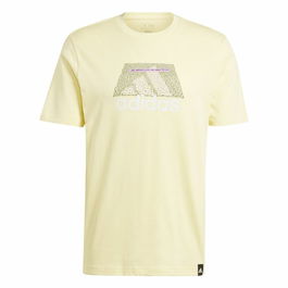 Camiseta de Manga Corta Hombre Adidas Codes Bos Graphic Amarillo