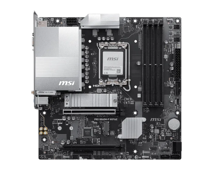 MSI PRO B860M-P WIFI6E DDR5 LGA 1851 Micro ATX MSI PRO B860M-P WIFI6E DDR5 LGA 1851 Micro ATX