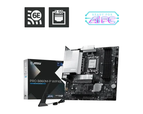 MSI PRO B860M-P WIFI6E DDR5 LGA 1851 Micro ATX MSI PRO B860M-P WIFI6E DDR5 LGA 1851 Micro ATX