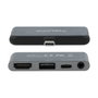 DeLOCK Mini estación de acoplamiento para iPad Pro y dispositivos móviles 4K 60 Hz Gris