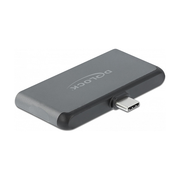 DeLOCK Mini estación de acoplamiento para iPad Pro y dispositivos móviles 4K 60 Hz Gris