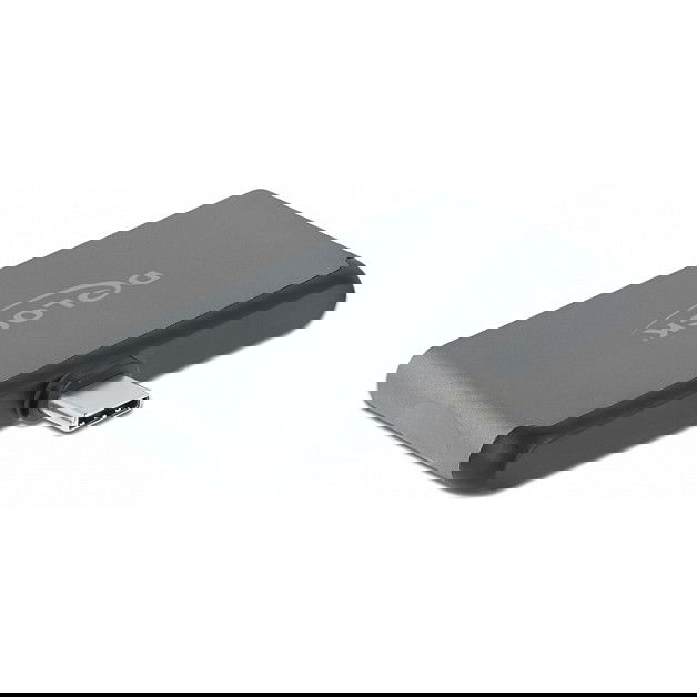 DeLOCK Mini Docking Station para iPad Pro y Dispositivos Móviles con 4K 60 Hz HDMI USB-C Puerto Audio 3.5mm Gris