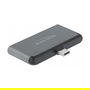 DeLOCK Mini Docking Station para iPad Pro y Dispositivos Móviles con 4K 60 Hz HDMI USB-C Puerto Audio 3.5mm Gris