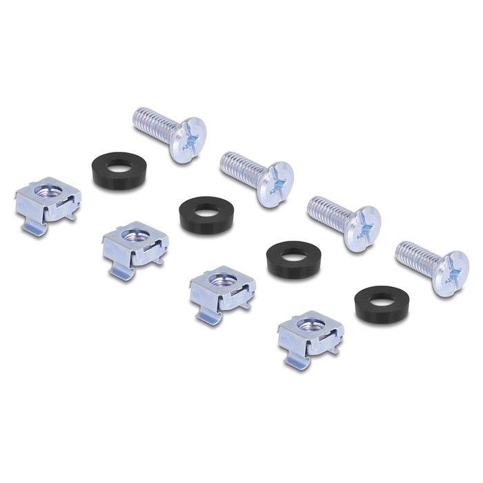 Delock Panel de Conexión Keystone de 19 Pulgadas, 16 Puertos, 1U, Montaje en Rack, Negro, con 3 Ganchos y Entalladura de Alivio, Metal y Plástico