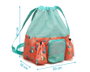 KioKids Bolso de Playa Mochila Cocodrilos Naranja 10 Litros