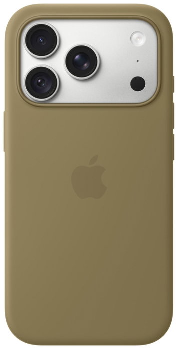 Apple iPhone 18 Pro Silicone Case con MagSafe - Oliva Apple iPhone 18 Pro Silicone Case con MagSafe - Oliva