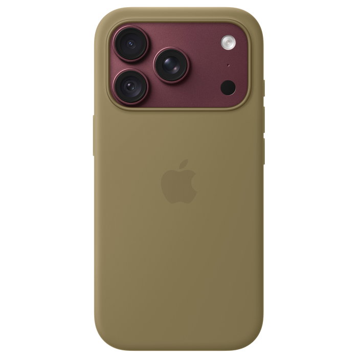 Apple iPhone 18 Pro Silicone Case con MagSafe - Oliva Apple iPhone 18 Pro Silicone Case con MagSafe - Oliva