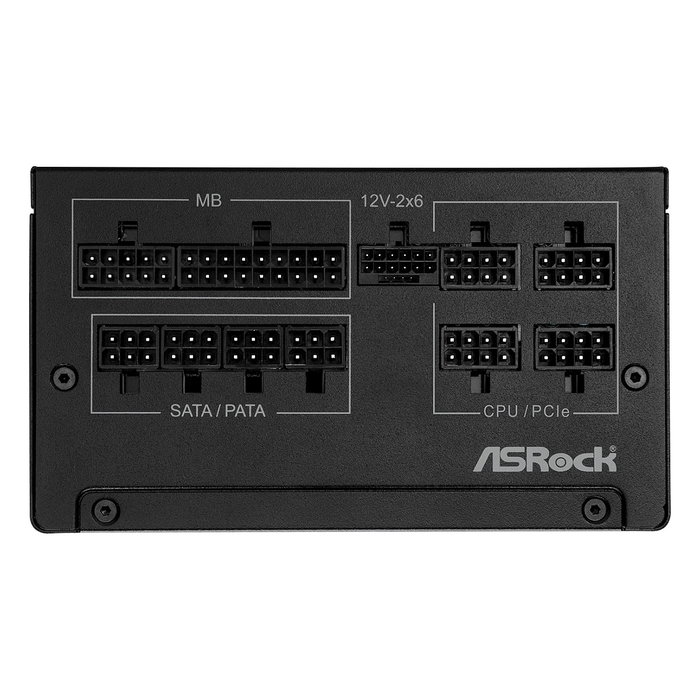 ASRock Steel Legend SL-750G 750W 80 Plus Gold Modular ATX 3.1 Fuente Alimentación Negra ASRock Steel Legend SL-750G 750W 80 Plus Gold Modular ATX 3.1 Fuente Alimentación Negra