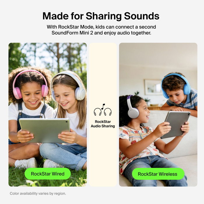 Belkin Soundform Mini 2 Wireless On-Ear Kids Azul