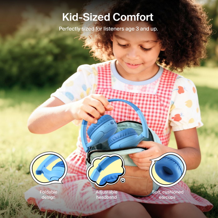 Belkin Soundform Mini 2 Wireless On-Ear Kids Azul