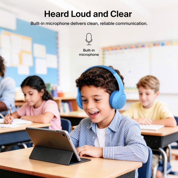 Belkin Soundform Mini 2 Wireless On-Ear Kids Azul