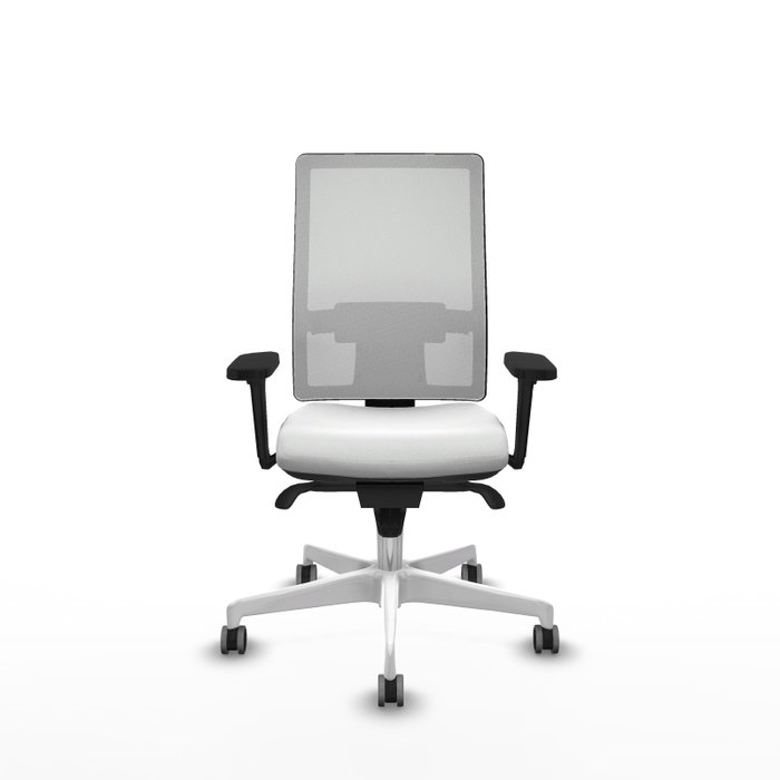 PIQUERAS Y CRESPO Silla de oficina Horna con mecanismo Sincro y Brazos 3D Blanco PIQUERAS Y CRESPO Silla de oficina Horna con mecanismo Sincro y Brazos 3D Blanco