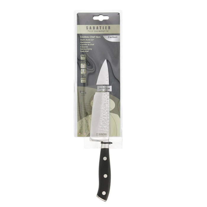 Cuchillo Chef Acero Inoxidable Carbon Sabatier 16 cm (6 Unidades)