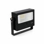 Edm Foco proyector solar auto basculante negro