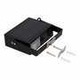 Edm Foco proyector solar auto basculante negro