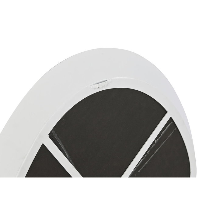 DKD Home Decor Espejo de Metal Blanco 64x62 cm