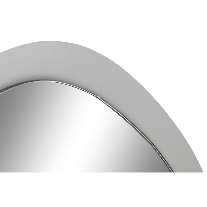 DKD Home Decor Espejo de Metal Blanco 64x62 cm