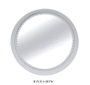DKD Home Decor Espejo de Metal Blanco 64x62 cm