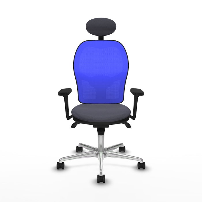 PIQUERAS Y CRESPO Silla de oficina Jorquera Gris y Azul PIQUERAS Y CRESPO Silla de oficina Jorquera Gris y Azul