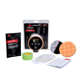 3M Kit Restauración Faros 39073 para 2 Unidades, Elimina Arañazos y Mejora Visibilidad