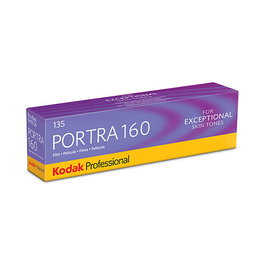 Kodak Portra 160 - Película fotográfica de 35mm / 135, ISO 160, 36 disparos, Pack de 5 rollos