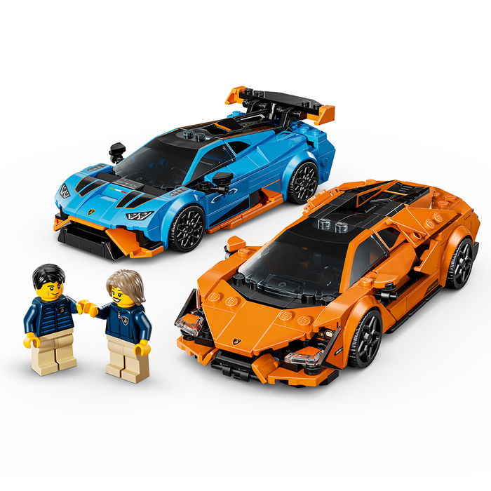 Lego Speed Champions Lamborghini Revuelto y Huracán STO 77238 Coche de Construcción para Niños +10 Años