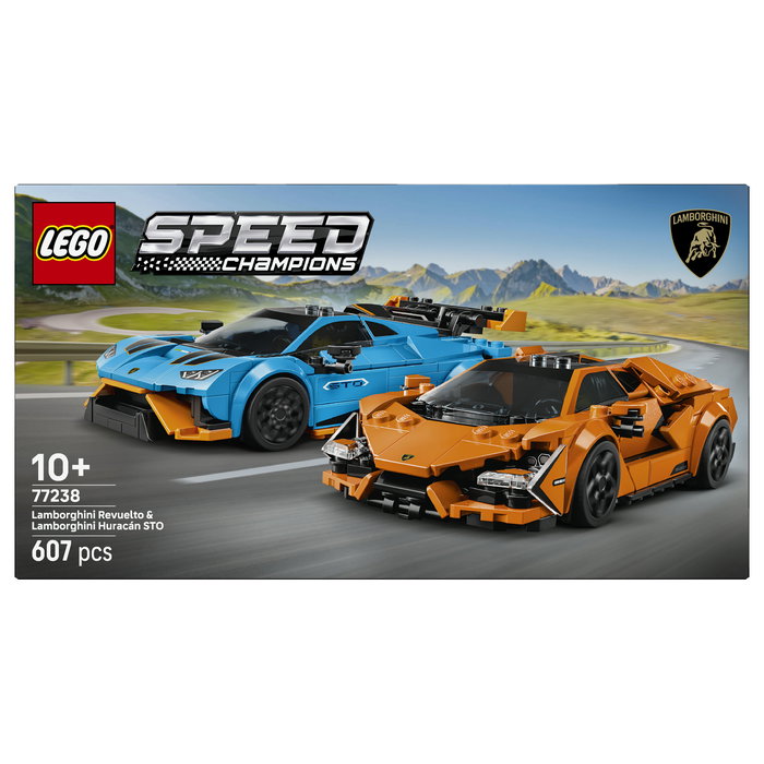 LEGO Speed Champions 77238 Lamborghini Revuelto y Huracán STO