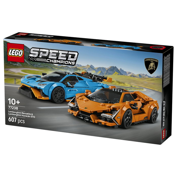 LEGO Speed Champions Lamborghini Revuelto y Huracán STO 77238