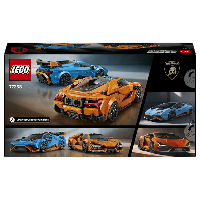 LEGO Speed Champions 77238 Lamborghini Revuelto y Huracán STO