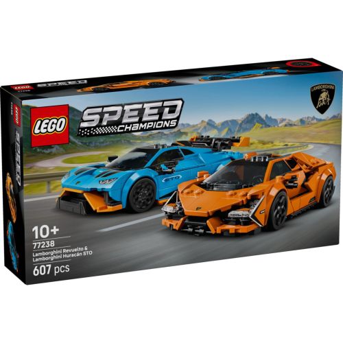 LEGO Speed Champions Lamborghini Revuelto y Huracán STO 77238