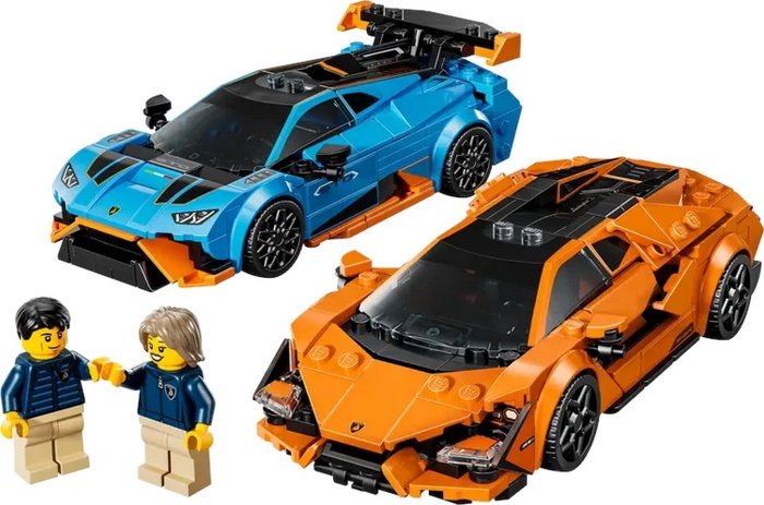 LEGO Speed Champions Lamborghini Revuelto y Huracán STO