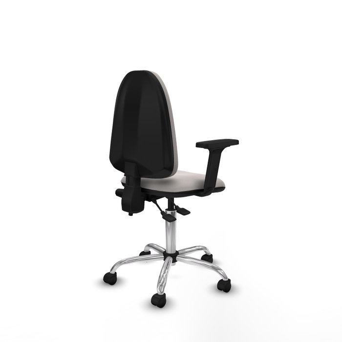 PIQUERAS Y CRESPO Silla de oficina Aýna Blanca con Brazos 2D PIQUERAS Y CRESPO Silla de oficina Aýna Blanca con Brazos 2D
