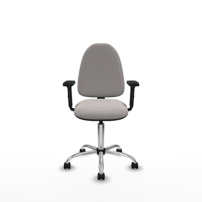 PIQUERAS Y CRESPO Silla de oficina Aýna Blanca con Brazos 2D PIQUERAS Y CRESPO Silla de oficina Aýna Blanca con Brazos 2D