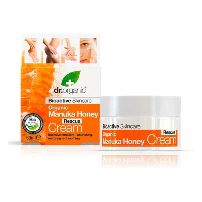 Dr. Organic Crema Rescate Miel de Manuka 50 ml