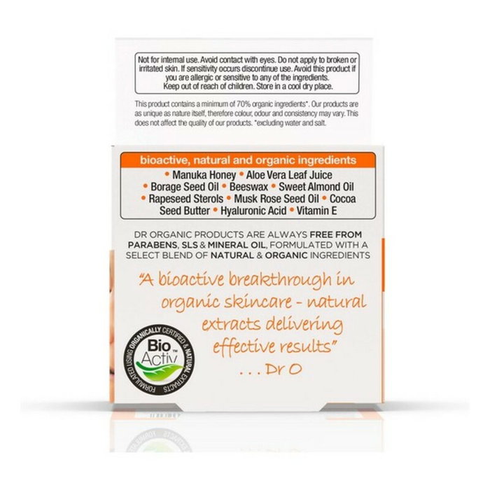 Dr. Organic Crema Rescate Miel de Manuka 50 ml