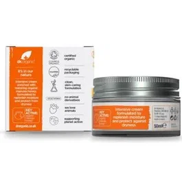 DR. ORGANIC Crema Rescate Miel de Manuka 50Ml - Hidratante y Reparadora para Piel Seca y Sensible