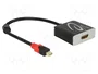 DeLOCK 62735 Adaptador mini DisplayPort a HDMI 4K 60 Hz Activo