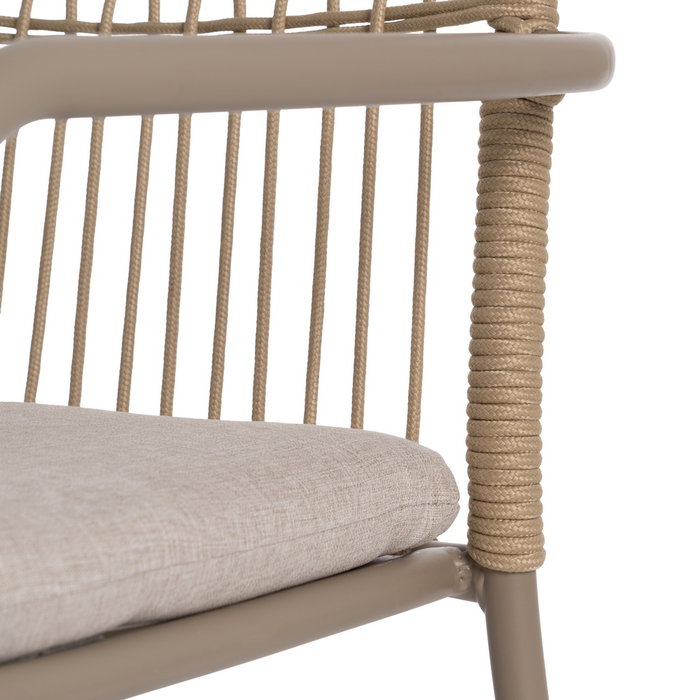 Silla Aluminio Exterior 58 X 62 X 85 cm (Set de 2)